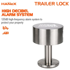 Professional OEM Anti-Theft Waterproof IP67 Stainless Steel Trailer Hook Hitch Lock For Boats