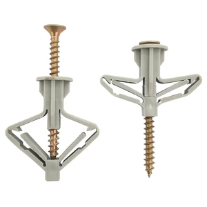 SDPSI DCT and Screws Plasterboard Hollow Heavy-duty Dowels Expansion Tube Pipe Wall Anchors Plugs
