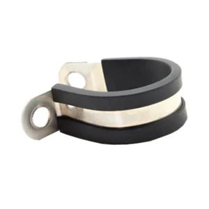 Rubber Hose Clamp Tightener Pipe Clamps With Rubber Insert P Clip Hose Clamp 6.0mm 8.0mm