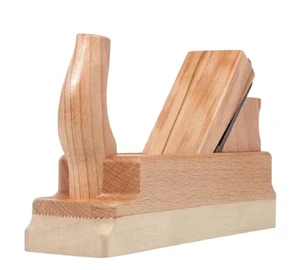 Wood Trimming and Chamfering Woodcraft DIY Carpenter Woodworking FSC Wooden Hand Tools Beech Double Jack Flat Planer ( 48mm )