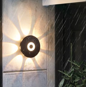IP65 Waterproof Outdoor Wall Lamp with LED Light Source for Hotels and Bedrooms Narrow Beam Exterior Design for Stairs Walls