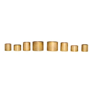 Precision Sintered Copper Based Sleeve Bushings Oil Impregnated Plain Bearings For Motors And Machinery