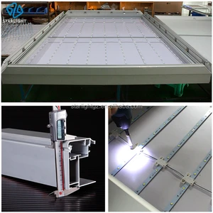 Waterproof Outdoor Aluminum Profile LED Advertising Light Board Signs Hanging Installation Fabric Light Box Advertising Lights