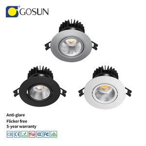 5-year Warranty Anti-glare 2-wire Rotatable Smart CCT Change Led Smart Recessed Downlight Aluminum 90 Modern Ip44 Light