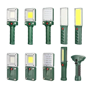 Cross-border High-Intensity LED Work Light Magnetic Base Hook COB Emergency Light USB Charging IP44 Rated Automotive Maintenance