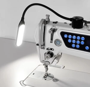TSINYE LED Embroidery Machine Lamp Swan-neck Working Lamp with Magnetic Mounting Base White Soft Light