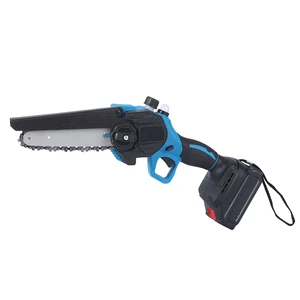 Industrial Grade Rechargeable Battery Operated OEM Cordless Mini Handheld Chain Saw With 1800 W Power For Yard Work