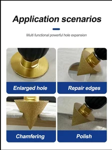 Brazed Diamond Chamfer Bit Set for CNC Machines (Various Sizes)