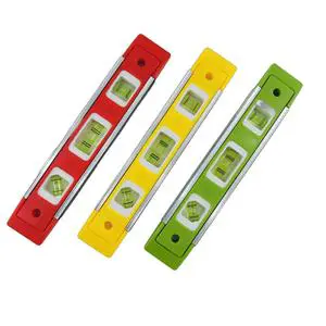 Magnetic Torpedo Level Shockproof With 3 Bubble 45 90 180 Degree High Precision Aluminum Spirit Level