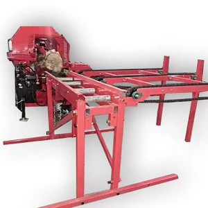 Split Type Diesel Chain Saw Firewood Processor Hydraulic Log Splitter for Sale