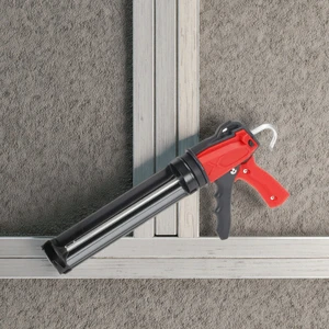High Quality 360 Degree Rotatable Iron Frame Caulking Gun For Construction High-Angle Access Versatile Use