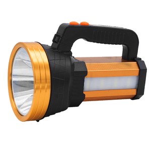 JUJINGYANG Aluminum Alloy Waterproof Bright Red and Blue Warning Light LED Searchlight
