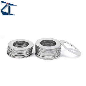 304 Stainless Steel Ultra-Thin Spacer Thick Gap Flat Pad Wire Metal Shim Washers 0.1/0.2/0.3/0.5mm Supports Custom Sizes