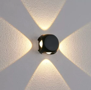 Modern Waterproof Led Wall Light 4W Outdoor Indoor for Garden Home Hotel Small Square IP65 Waterproof Decorative LED Wall Lamp