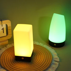 Modern Design Cordless LED Night Light Smart Baby Soft Dimming Touch Lamp Cute Portable for Bedroom Application