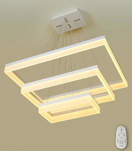 Europe Quality Different Diameter Interior Acrylic Interior Ring Led Pendant Lamps Led Droplight for Residence Project