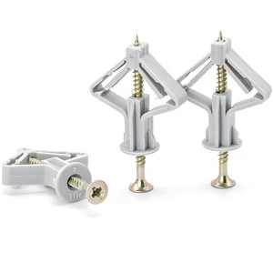 Factory Sale Reasonable Price Wholesale Drywall Anchor Butterfly Steel Custom Plaster Board Wall Plug Expansion Anchor Screws
