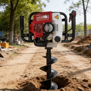 UM 44-5 High-end Hand-held Ground Drill with 150mm*80cm Standard Single-blade Drill Bit Drilling Rig