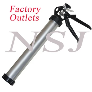 Cheap 600ml Manual Aluminum Barrel Sealant Silicone Caulking Gun Handle Sausage Gun Factory Direct Hand Tools