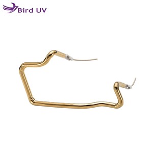Bird UV Custom Gold Coating Glass Infrared Radiation Blue Light Contour Lamps for Plastic Welding Industrial Heating