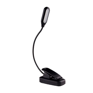 Hot Sale LED Battery Powered Mini Brightness Levels Clip-On Reading Light for Reading Room with Long Lasting