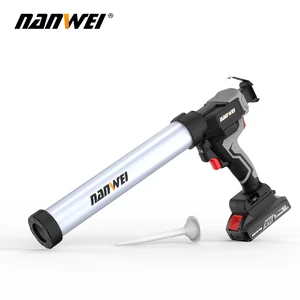 NANWEI EG5010 315MM Electric Caulking Gun with Lithium Battery Industrial Grade Soft Glue Uniform Speed Power Caulking Guns