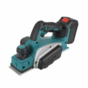 Brushed Battery-Powered Industrial & DIY Electric Tool Planer Small Multifunctional Hand-held Push Planer 21V 3AH Wood Planing