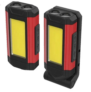 New COB Work Lamp Multi-Function USB Charging Emergency Car Maintenance Strong Magnetic Foldable IP44 Rated Workshop Dimmable