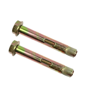 Steel Floor Expansion Hexagon Casing Silver Galvanized Inner Expansion Bolt Railing Special Expansion Screw M4 Thread 12mm