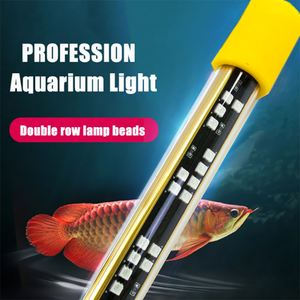 Zaohetian 112cm 35w Aquarium Gold Arowana LED Light High Power Full Spectrum Aquarium Lamp Two Rows of Magic Lamp