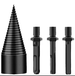 Industrial Wood Working Tools 32 MM Firewood Splitter Drill Bit Round/Hex/Triangle Shank Wood Split Cone Drill