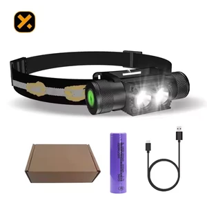 2000mAh Aluminum Alloy Multicolor Headlamp Headlight Recharge Zoomable For Camping Running Reading Led Headlamp