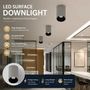 Led Downlight Dimmable Recessed Aluminum Cri90 220v Indoor Ceiling Lamp 4000k Warm White Home Office Hotel Commercial Lighting