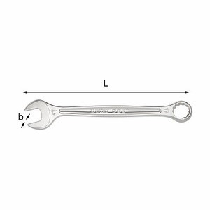 USAG 285 Wrench ISO 7738 Standard 305mm Length 28mm Polygonal Mouth SKU U02850723
