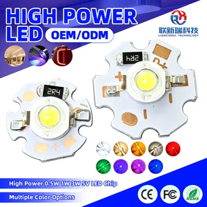 5V 0.5W 1W 3W USB LED Chip Light Bead Multi Power Option Aluminum Substrate USB Power Bank Powered Portable Light