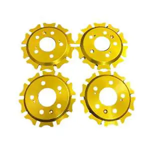 Factory Aluminum Brake Center Hub Alloy Floating 350/360/370/380/390mm Color 6061/7075 Bell