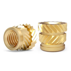 High Strength Brass C3604 Knurl Insert Nut Manufacturer in China