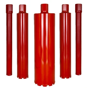 63mm Multiple Sizes Thread 1 1/4-7UNC Wet Use Tool Diamond Bits Core Drill for Reinforced Concrete Drilling