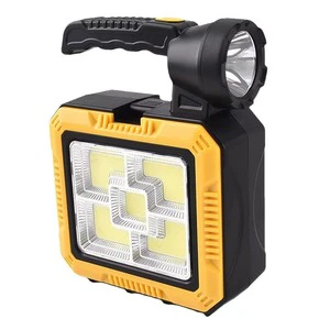 Portable Solar Emergency Work Light Built-in Power Supply Outdoor Safety Warning Lamp