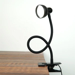Factory Wholesale Clip on Light Reading Lamp 3000K-6500K Dimmable Flexible Gooseneck USB Reading Light Bedside Clip on Desk Lamp
