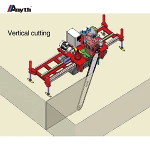 Anyth High Quality Moving Conveniently Chain Saw for Crawler Benetti Quarry Block Cutting Stone Mining Machine