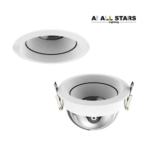 Aluminum Recessed Downlight COB Down Lights Deep Anti Glare Embedded Narrow Edge Ceiling LED Spot Lights Downlights