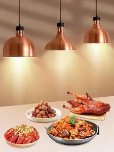 Sunmax Colorful Food Warmer Preserving Light for Buffet Catering Retractable Heat Lamp Kitchen Ceiling Hotel Restaurant