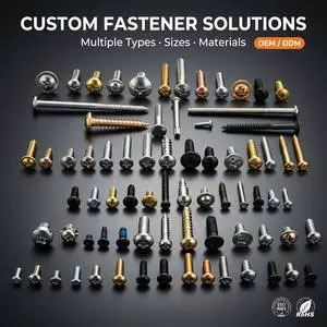 Custom Fastener Solutions OEM ODM Screw Manufacturer Various Types Carbon Steel Stainless Steel M2 M2.5 M3 Small Machine Screws