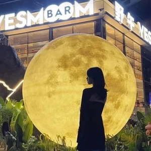 Indoor and Outdoor Decoration Aluminum LED Light Box Custom Soft Film Light Box Beach Sunset Moon Light Box Display