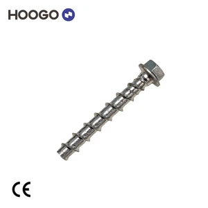 CE Certified 10.9 Grade High Load Self Drilling No Expansion Concrete Screw Anchor for Industrial Projects