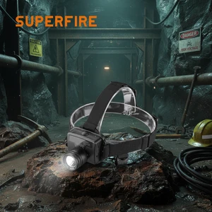 IP66 Waterproof Portable Industrial LED Headlamp Explosion-proof Rechargeable Lithium Battery 200 Lumens Adjustable Long Runtime