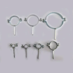 Top Fixed Hot Selling Carbon Steel Pipe Clamp for Pipe with Nails