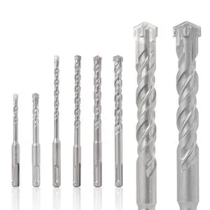 Concrete Drill Bit SDS Plus Hammer Drill Bit for Concrete Masonry Cross Head Electric Hammer Drill Bits for Masonry Concrete