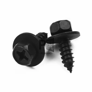 Car Self Tapping Screws Auto Engine Cover Bumper Fastener Splash Shield Liner Hexagonal Head Self-tapping Screw for Toyota Lexus